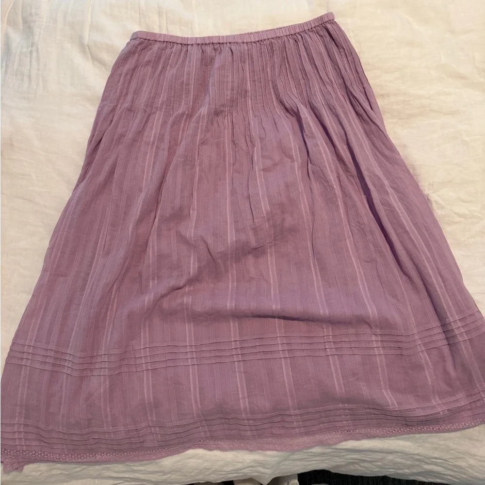 J. Crew midi skirt in embroidered dobby